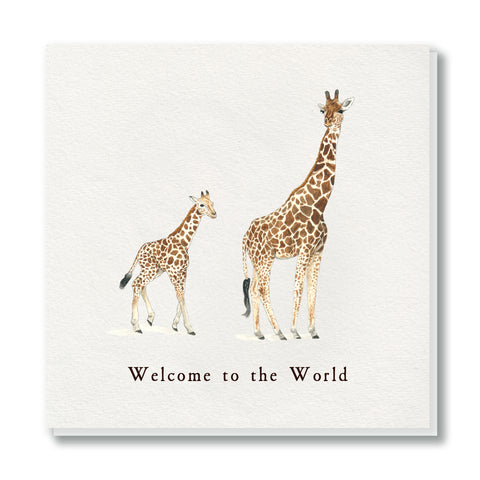 New Baby Giraffe Card