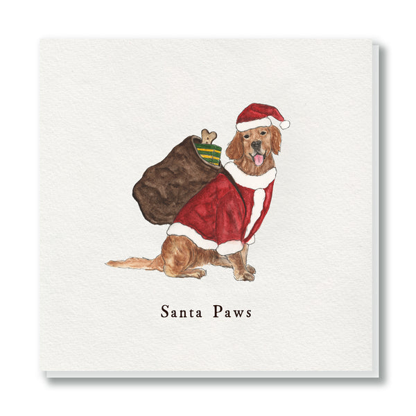 Santa Paws Christmas Card