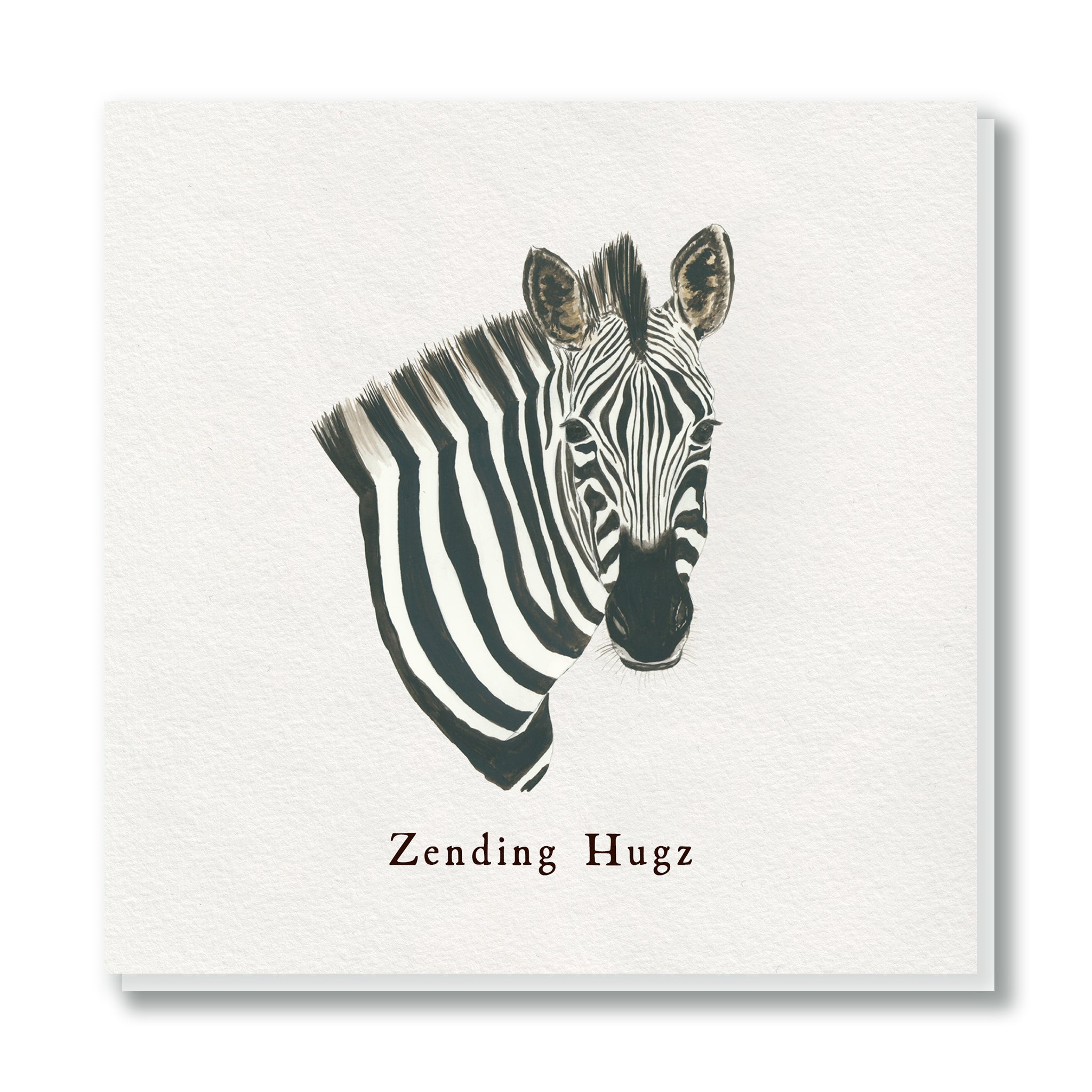 Zending Hugz Zebra Card