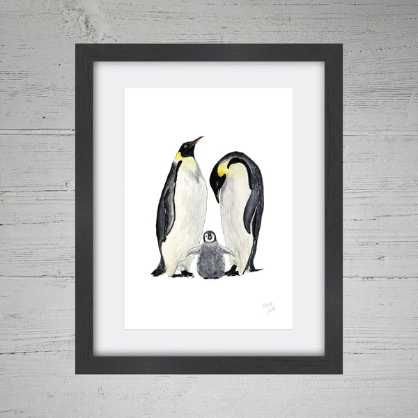 Penguin Family - Fine Art Print