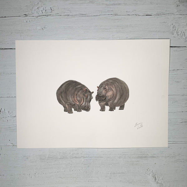 Hippos - Original (1 of 1)