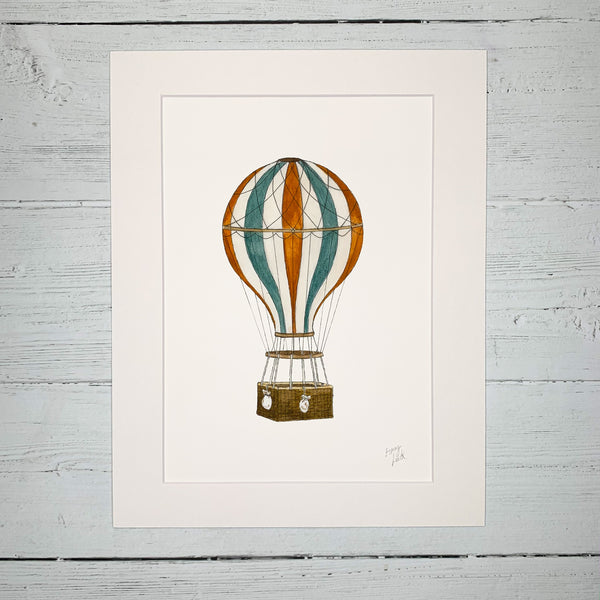 Hot Air Balloon - Fine Art Print