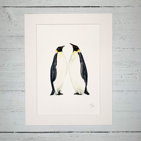 Penguins In Love - Fine Art Print