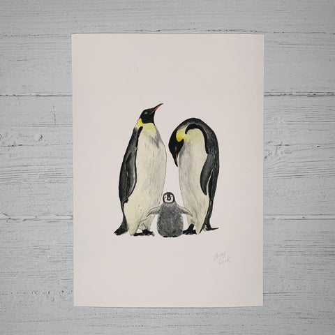 Penguin Family - Original (1 of 1)